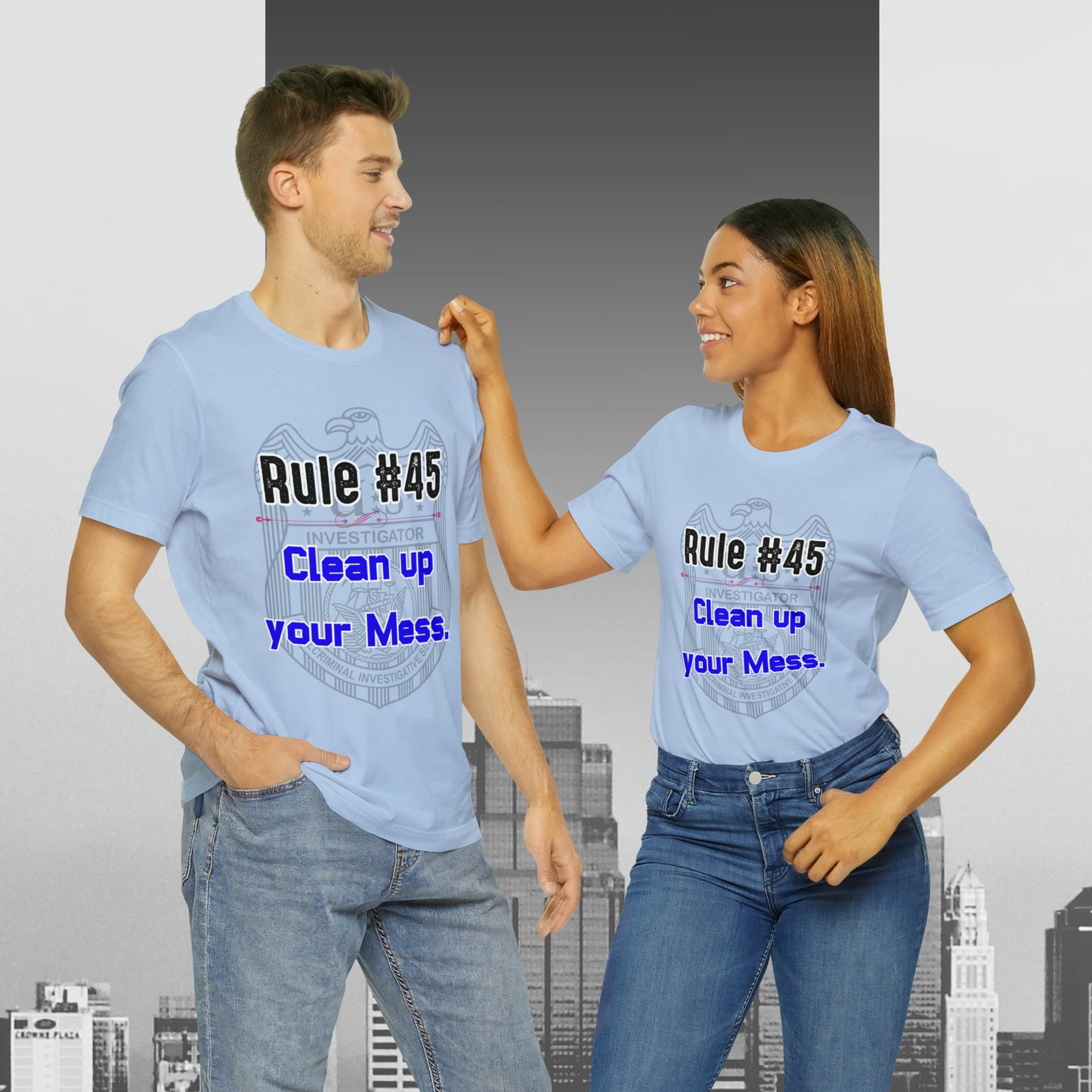 Rules of Gibbs #45 Clean up your Mess Unisex Jersey Short Sleeve Tee