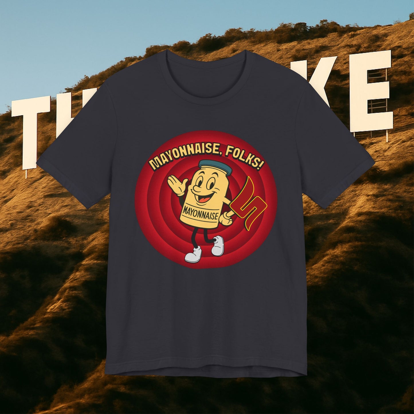 MAYONNAISE, FOLKS! — The Uncle Rico Show Credits Tee