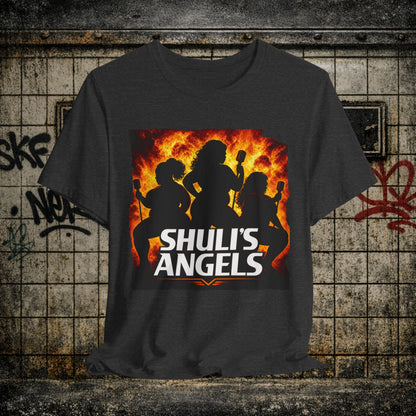 Shuli’s Angels: Operation Laugh & Disorder Graphic Tee — Retro Silhouette Vibe Shirt