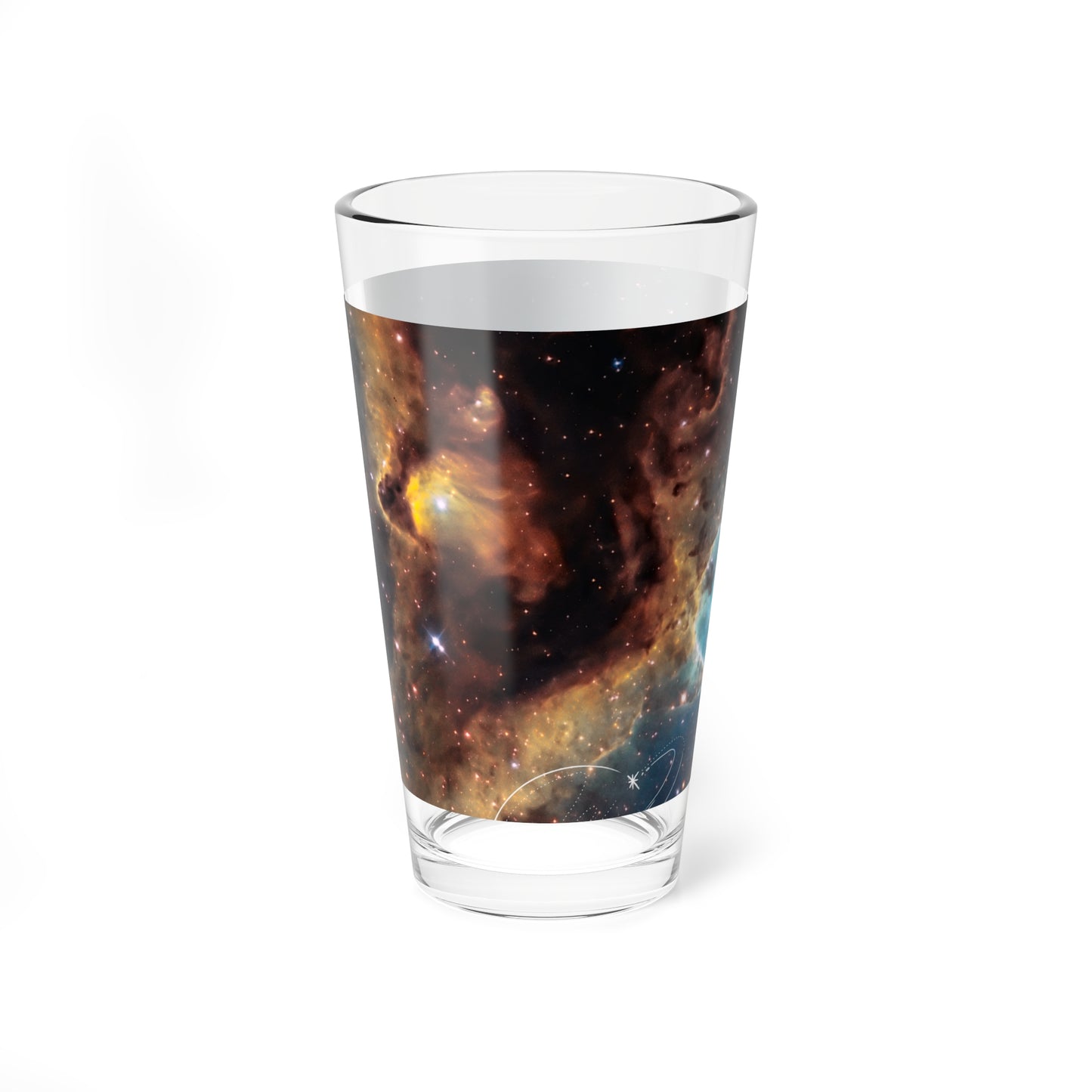 Colorful Galaxy Mixing Glass, 16oz