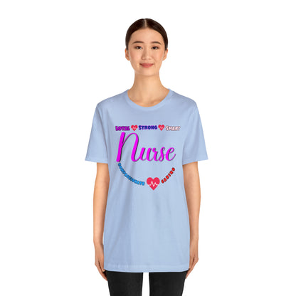 Comfy and Cozy Nurse Bella+Canvas 3001 Jersey T-Shirt: Perfect Gift for Nurses and Nursing Students, Soft Fabric, Various Sizes Available