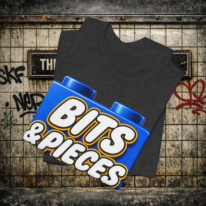 Bits & Pieces Graphic Tee One Size Fits All… Jokes?”