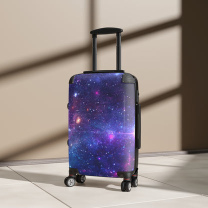 Purple Beyond the Stars Outer Space Out of this World Suitcase