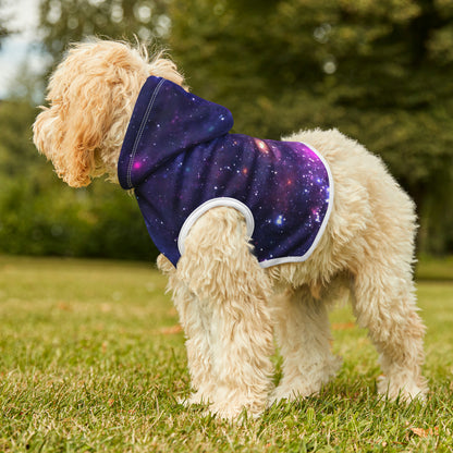 Purple Beyond the Stars Outer Space Out of this World Pet Hoodie