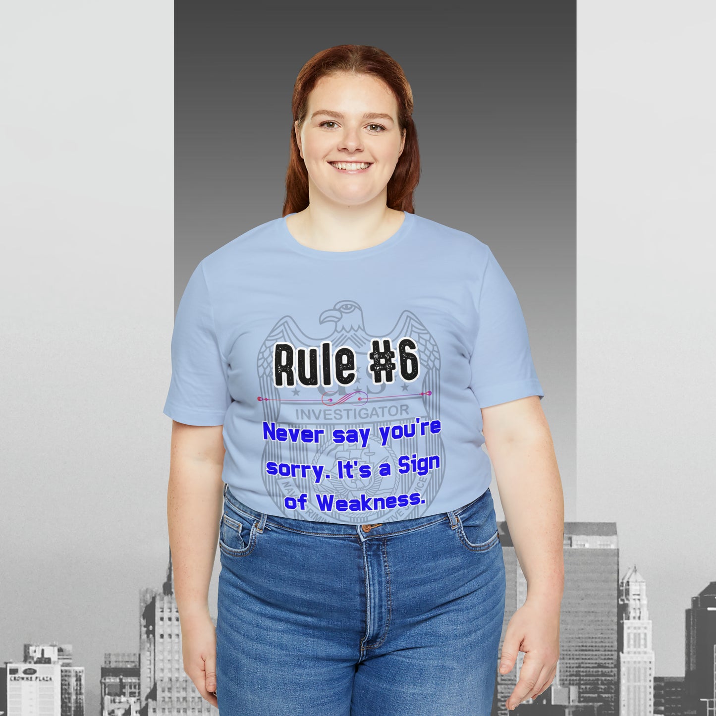 Rules of Gibbs #6 Never Say You're Sorry Unisex Jersey Short Sleeve Tee