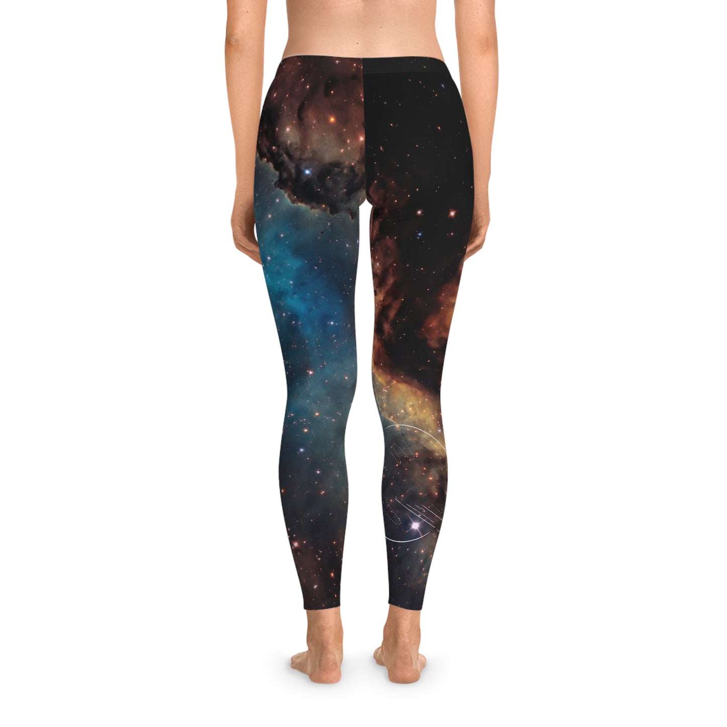 Colorful Galaxy Stretchy Leggings (AOP)