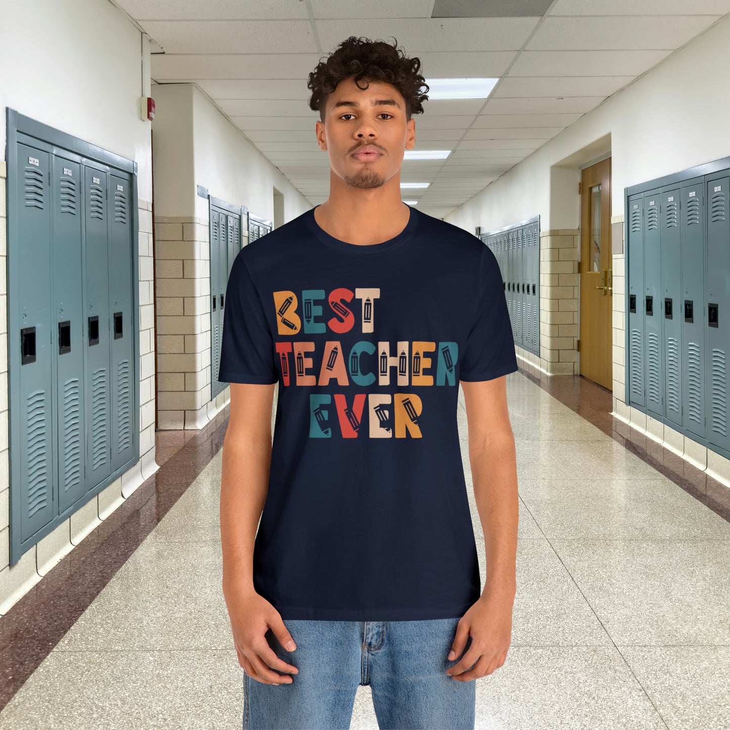 Best Teacher Ever Unisex Jersey Short Sleeve Tee