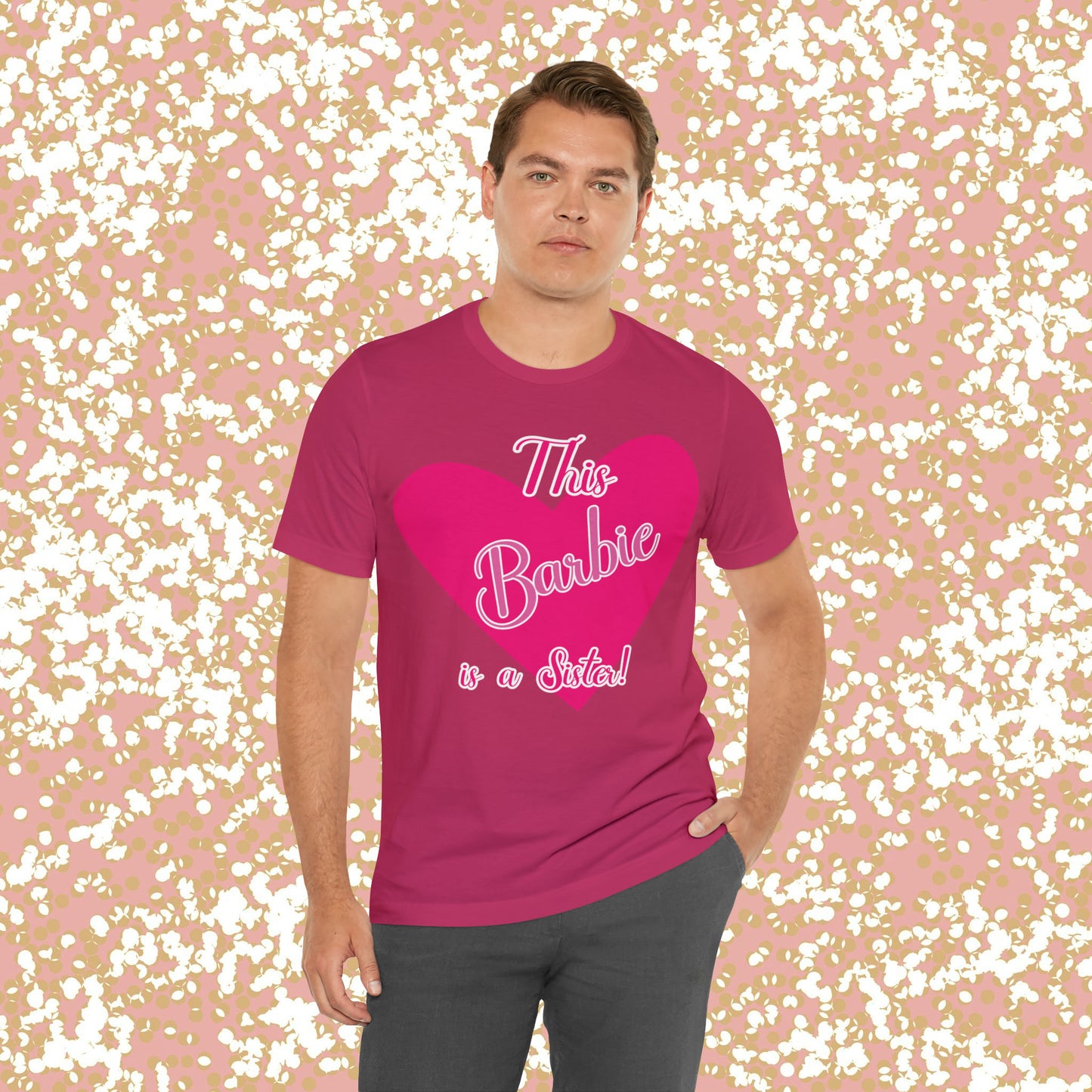 This Barbie Is a Sister Unisex Jersey Short Sleeve Tee Gifts for her