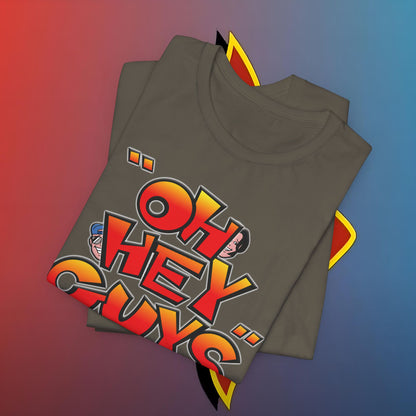 "Oh Hey Guys, New Jersey Comedy Edition #skoal" Unisex Jersey Short Sleeve Tee