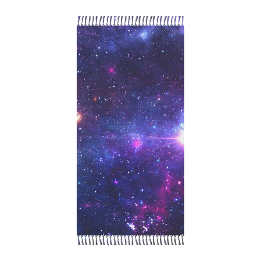 Purple Beyond the Stars Outer Space Out of this World Boho Beach Cloth