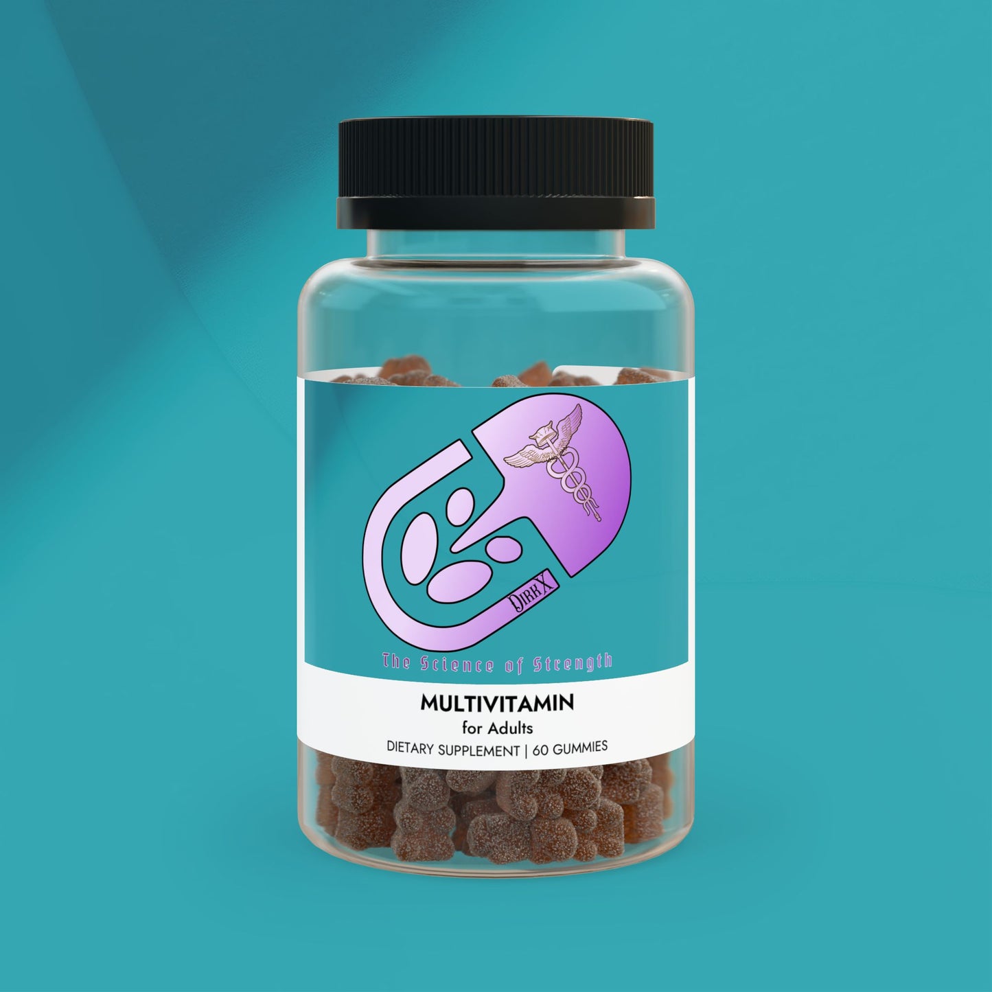 DirkX Multivitamin Gummies: Power Your Health, One Delicious Bite at a Time! Adults (60 Gummies)