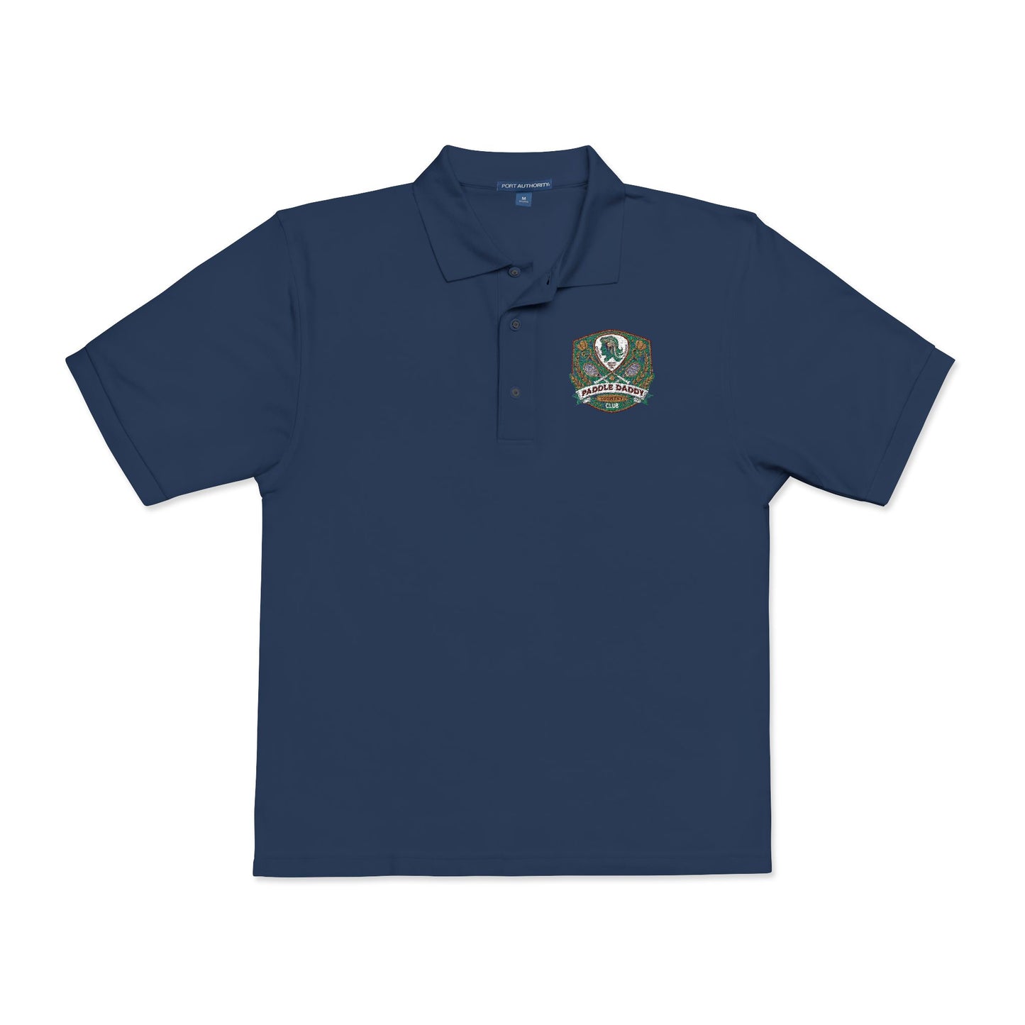 Paddle Daddy Country Club Polo  Embroidered Unisex Elegance for the Ironically Elite