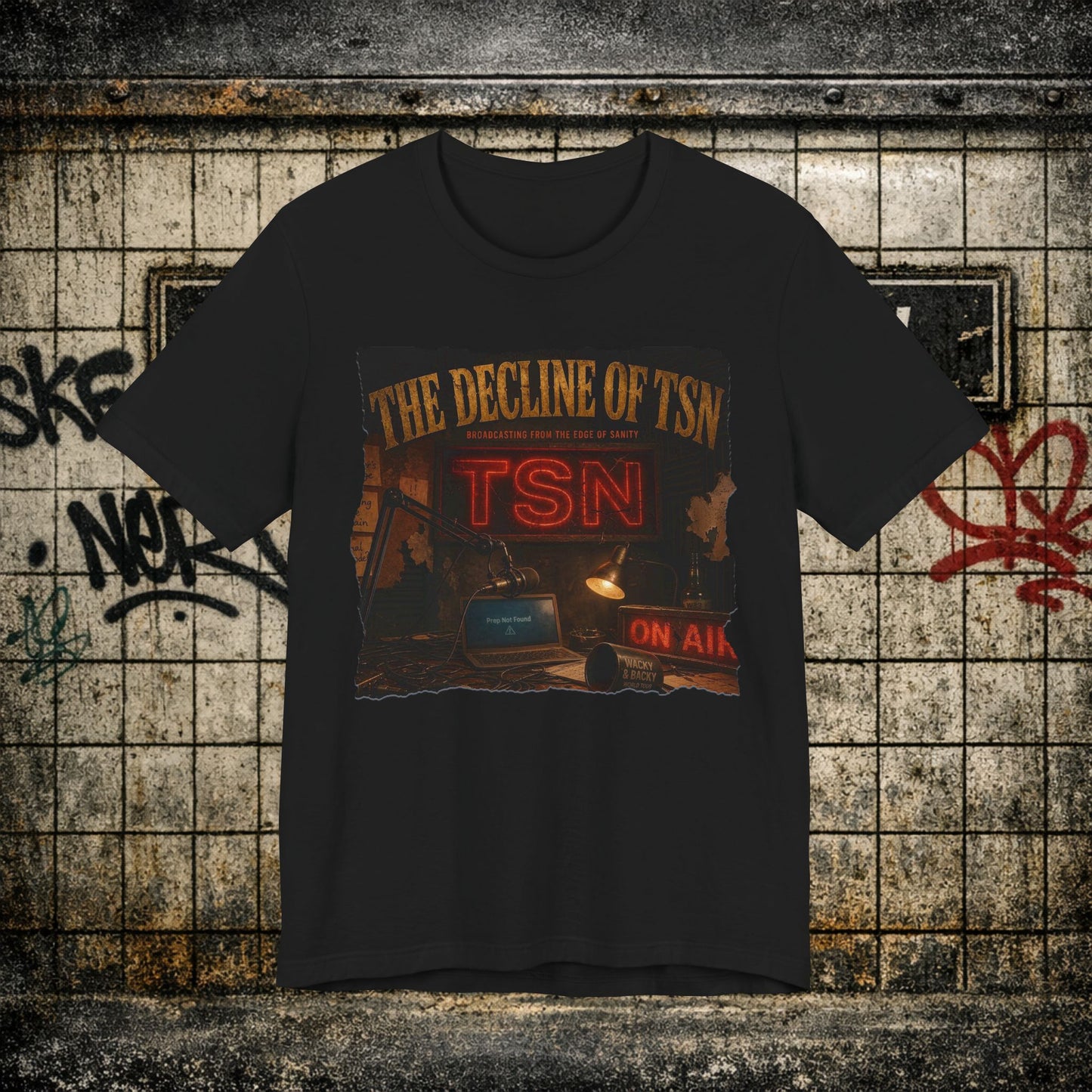 The Decline of TSN "On Air" Vintage Radio Tee