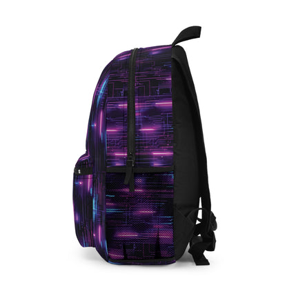 Neon Futuristic Lights Cyberpunk AOP Backpack