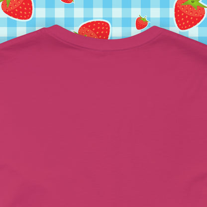 Retro Pin-Up T-Shirt - Quirky Pink Design for Bold Style