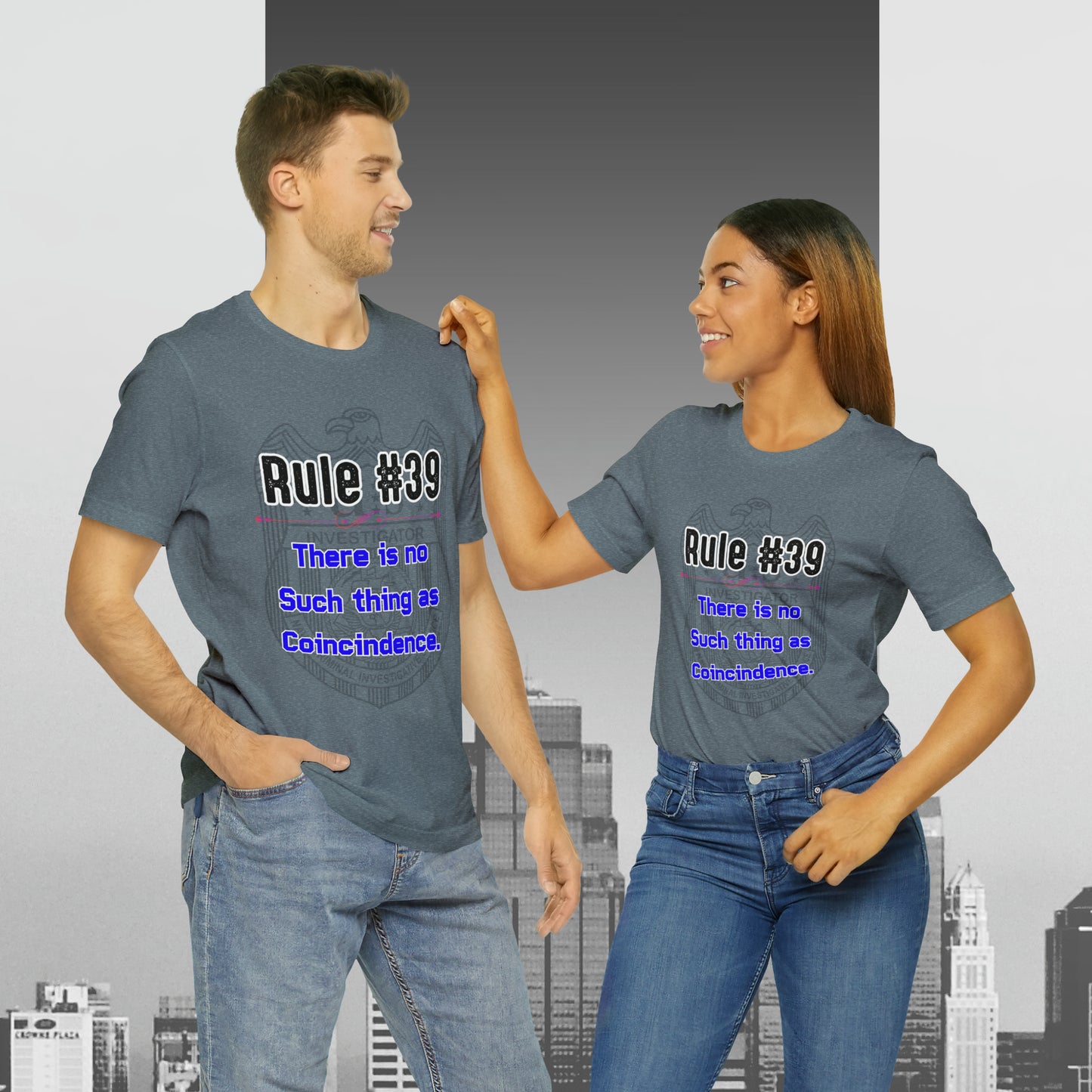 Rules of Gibbs #39 There is no such thing as a Coincidence Unisex Jersey Short Sleeve Tee