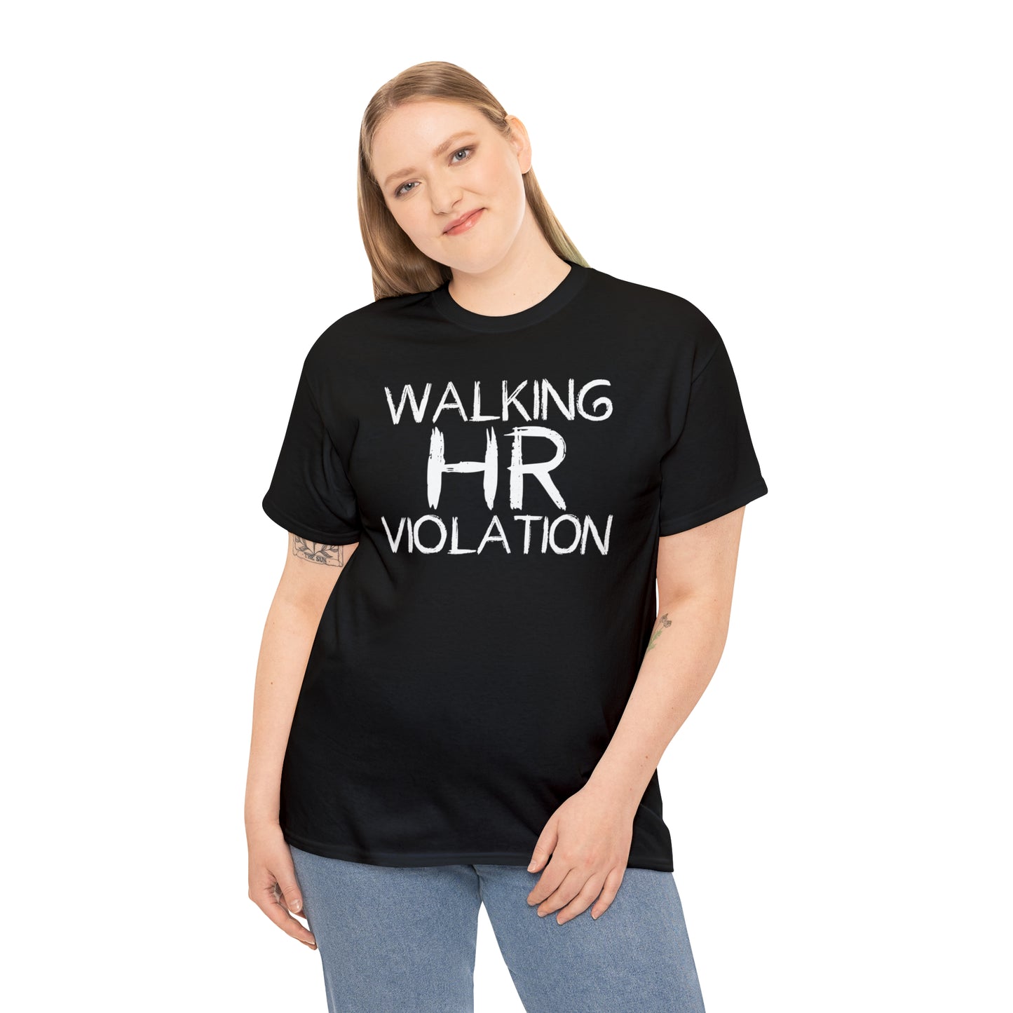 Walking HR Violation Unisex Heavy Cotton Tee