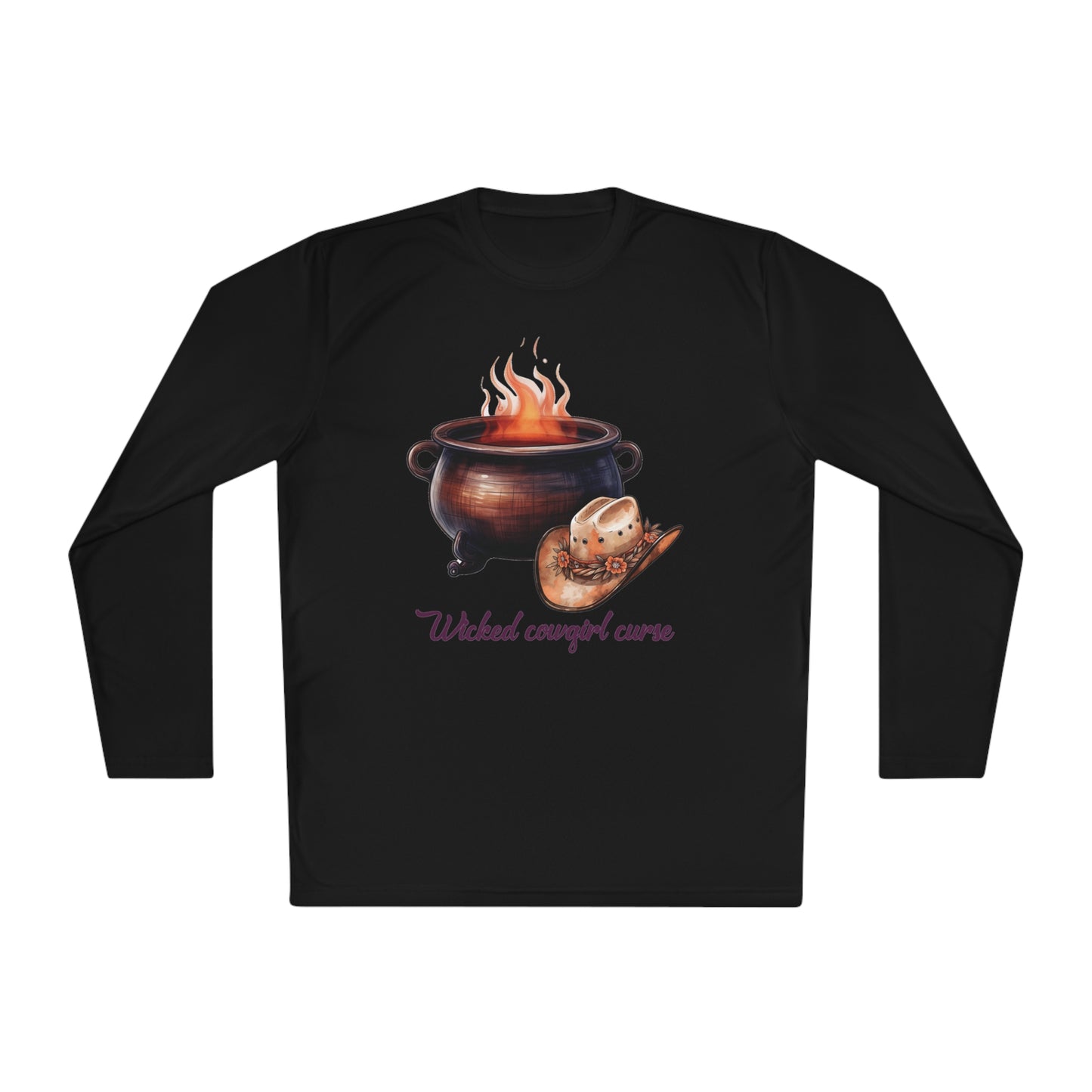 Wicked Cowgirl Curse Unisex Lightweight Long Sleeve Tee