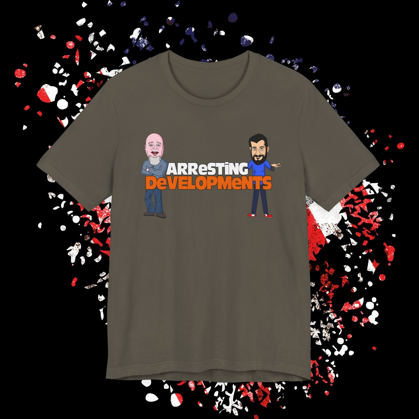 Arresting Developments Tee - Unisex Jersey Short Sleeve Shirt, Funny Graphic Tee, Gift for Detectives, Crime Show Lovers, Casual Wear