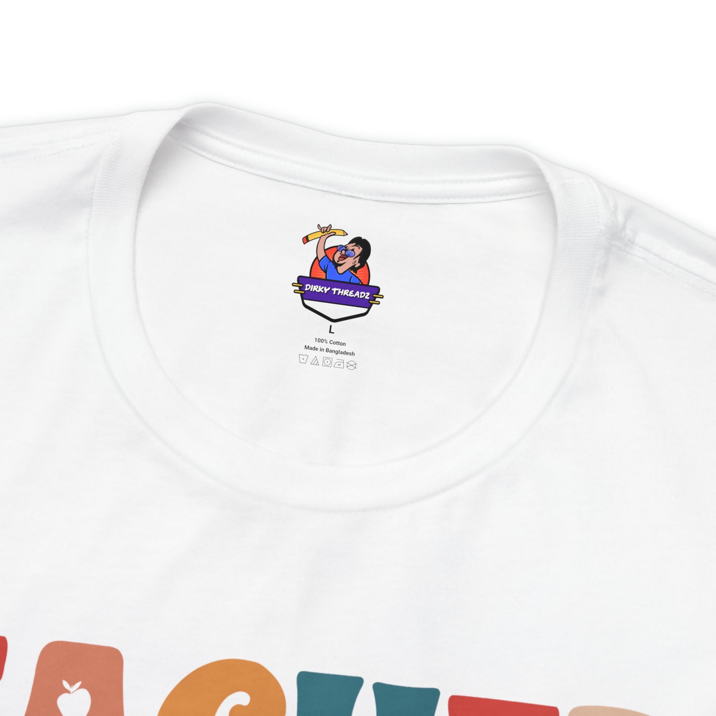 Colorful Teachers Change Lives Back to School Unisex Jersey Short Sleeve Tee Gifts for him, Gifts for Her