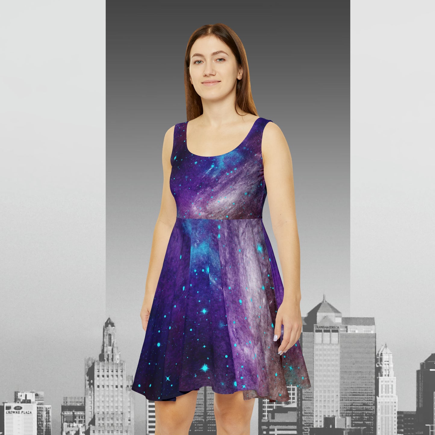 Outer Space Out of this World Women's Skater Dress (AOP)