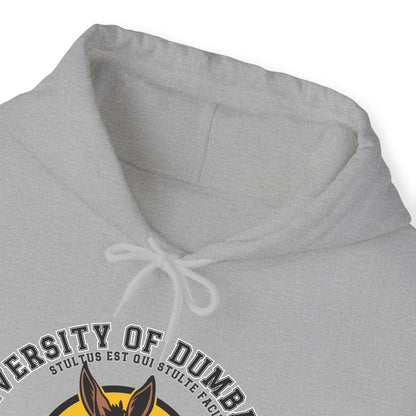 University of Dumbassery Unisex Heavy Blend™ Hooded Sweatshirt Graduation Day , Wise Fool Fashion, Hoodie-Hee University Sweater.