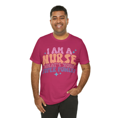 Comfy and Stylish Bella+Canva 3001 Nurse T-Shirt: Perfect Gift for Professionals & Nursing Students, Soft Fabric, Various Sizes Available