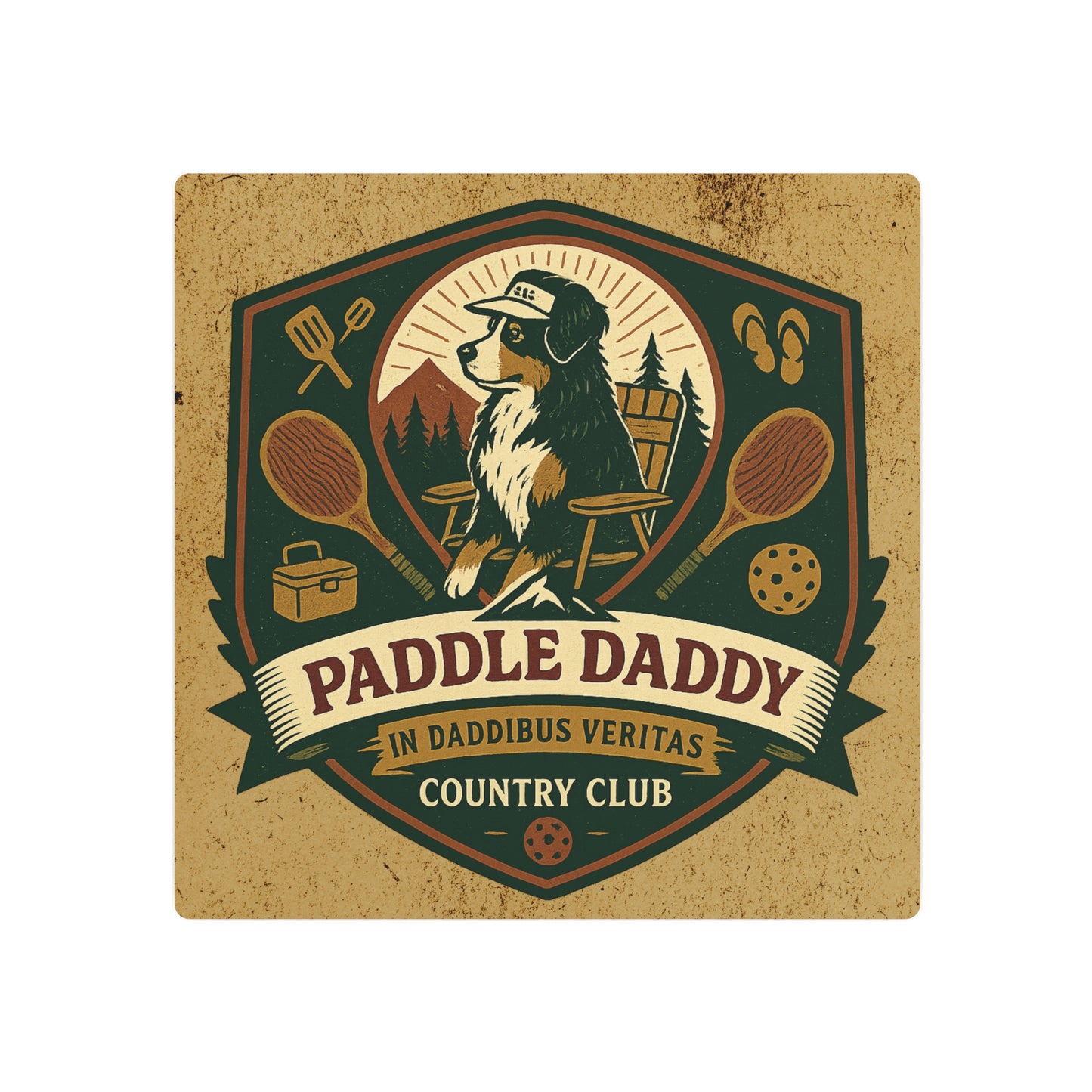Paddle Daddy Country Club™ Metal Art Sign The Chloe Edition