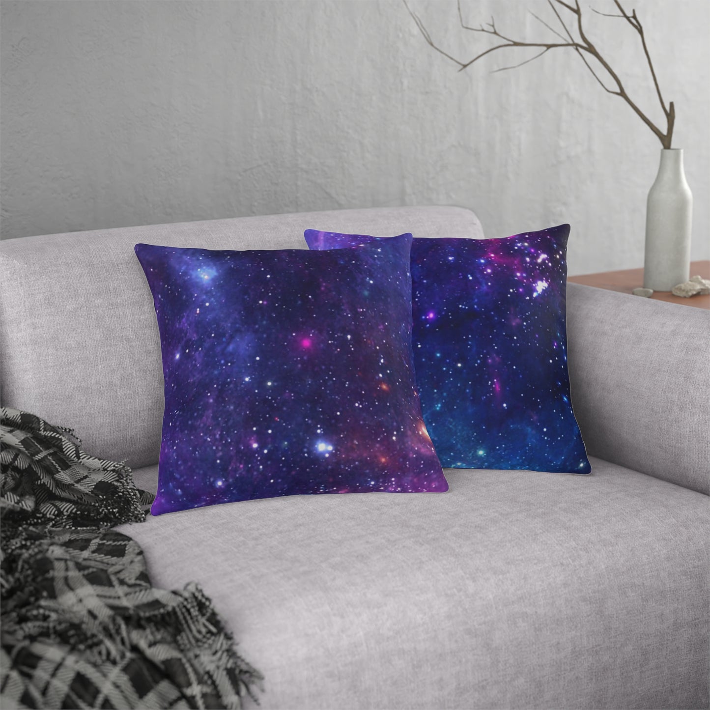 Purple Beyond the Stars Outer Space Out of this World Waterproof Pillows