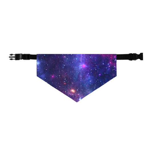 Purple Beyond the Stars Outer Space Out of this World Pet Bandana Collar