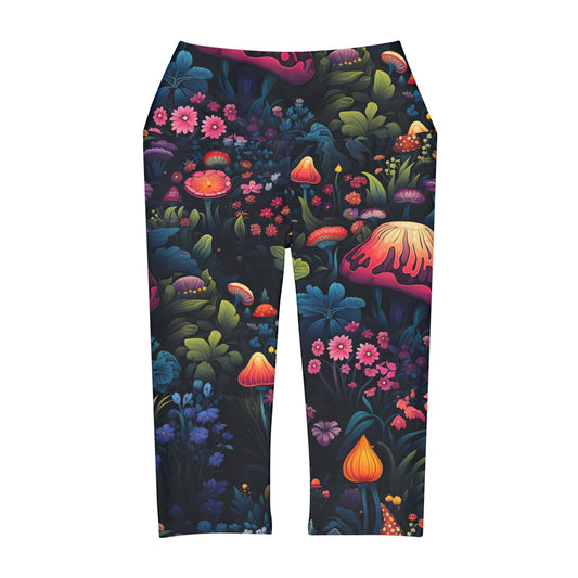 Fairy Tale Magical Forest Yoga Capri Leggings (AOP)