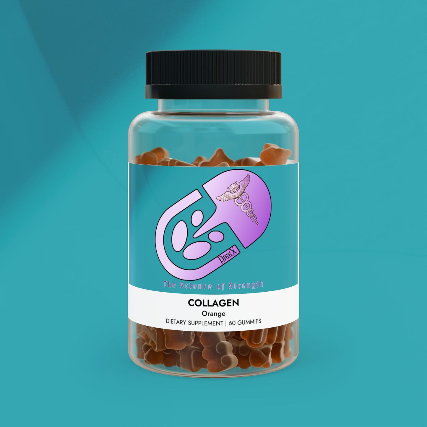 DirkX Collagen Gummies: Strength, Beauty, and Vitality in Every Bite! Collagen (60 Gummies)