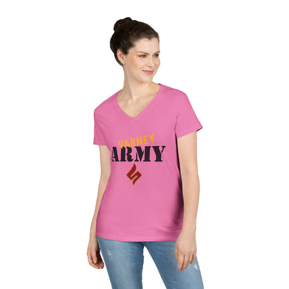 Varney Army Ladies' V-Neck T-Shirt — The Shuli Network Support Tee