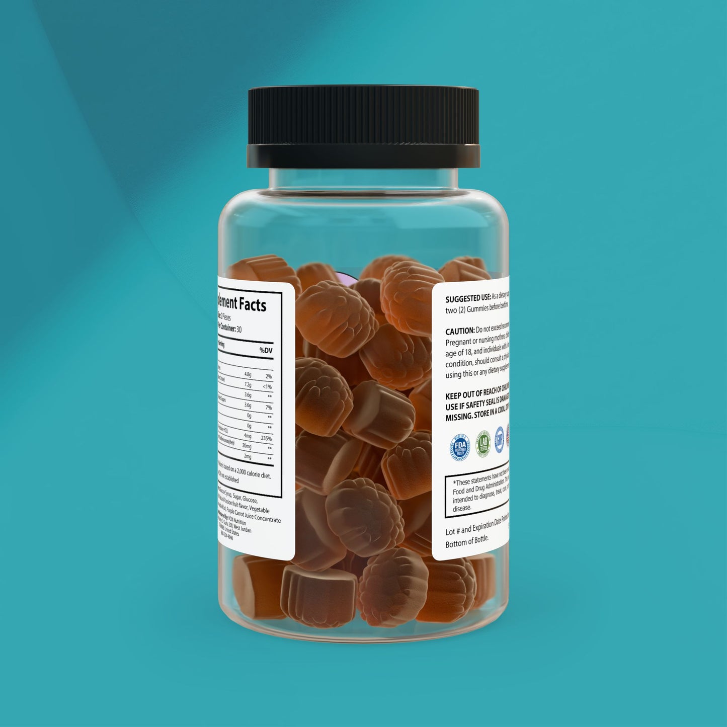 DirkX Sleep Well Gummies: Restful Nights, Energized Days! (60 Gummies)