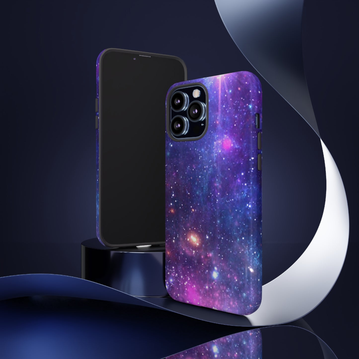 Purple Beyond the Stars Outer Space Out of this World Tough Cases (iPhone, Google, Samsung)