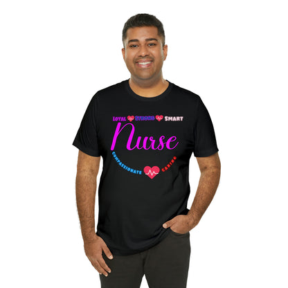 Comfy and Cozy Nurse Bella+Canvas 3001 Jersey T-Shirt: Perfect Gift for Nurses and Nursing Students, Soft Fabric, Various Sizes Available