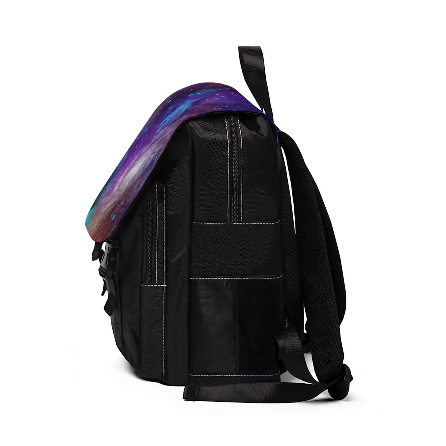 Amongst the Stars, Out of this World, Purple, Outerspace. Back to School Unisex Casual Shoulder Backpack