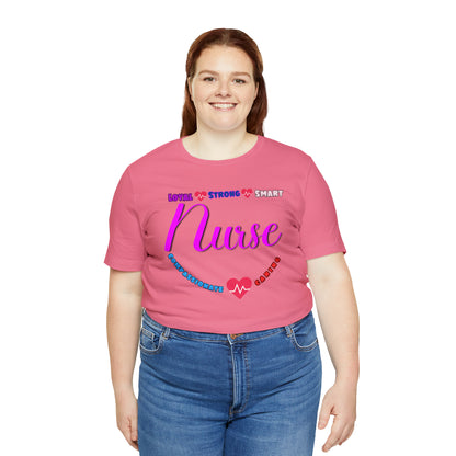 Comfy and Cozy Nurse Bella+Canvas 3001 Jersey T-Shirt: Perfect Gift for Nurses and Nursing Students, Soft Fabric, Various Sizes Available