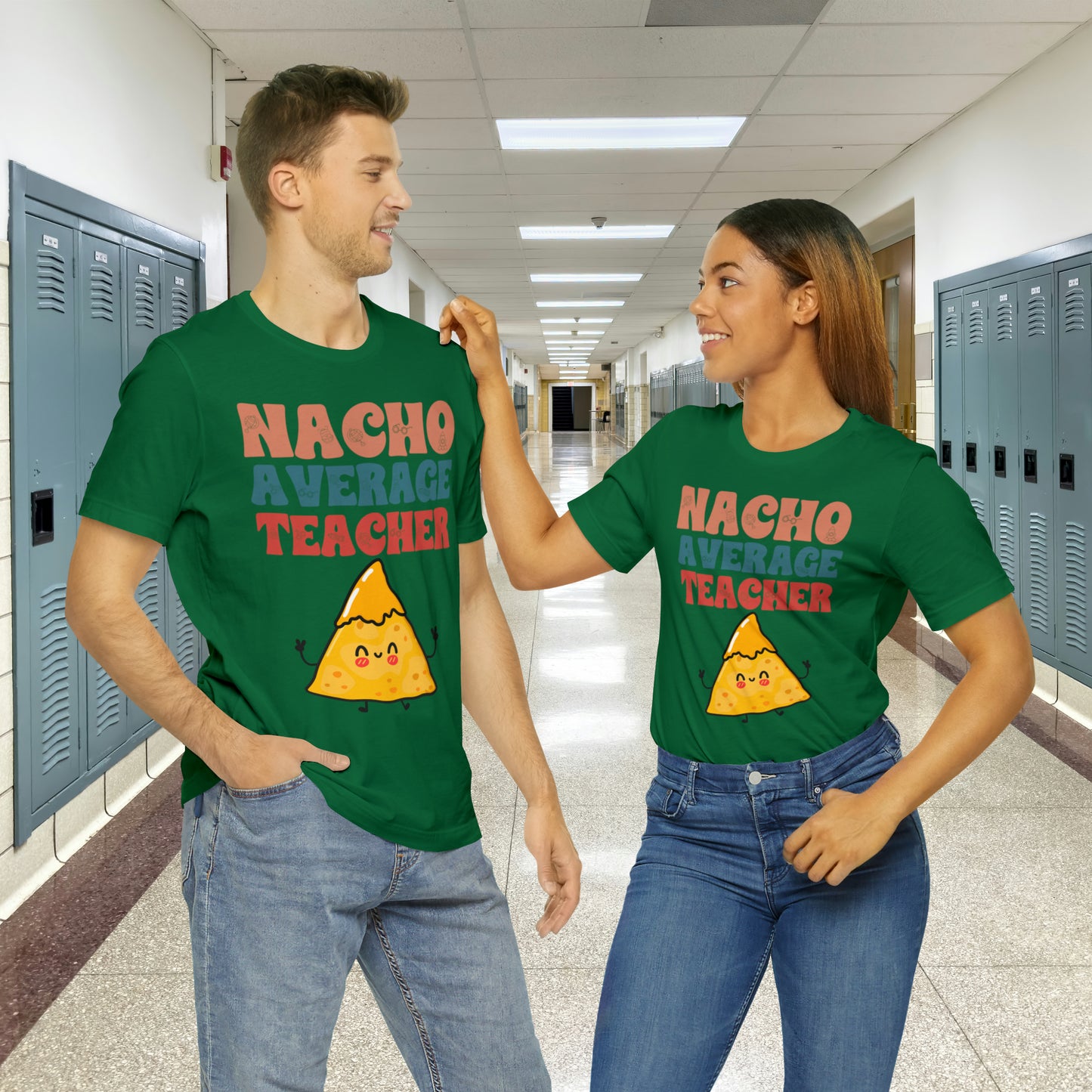 Nacho Average Teacher Back To School Unisex Jersey Short Sleeve Tee, Gifts for teachers, Gifts for Him, Gifts For Her,