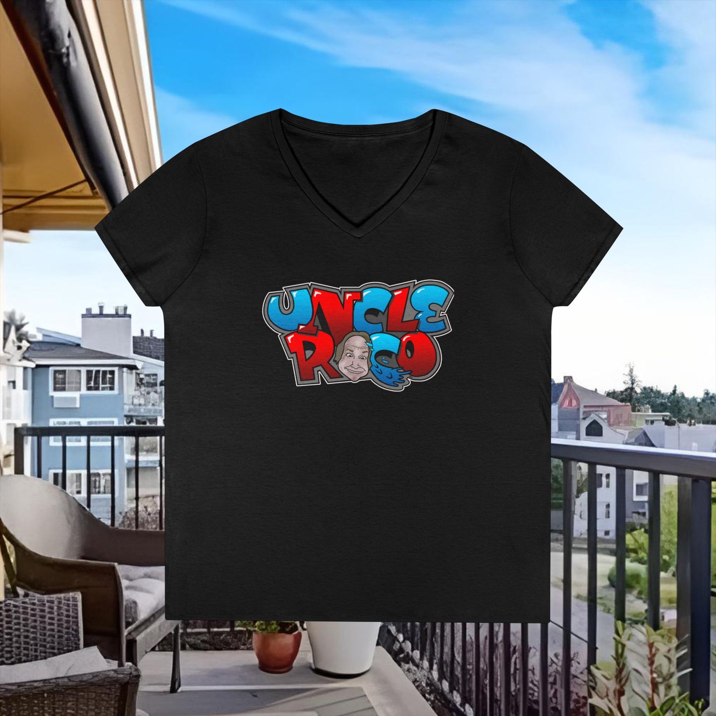 The Uncle Rico Show Lady Dabblers Special Edition Ladies' V-Neck T-Shirt