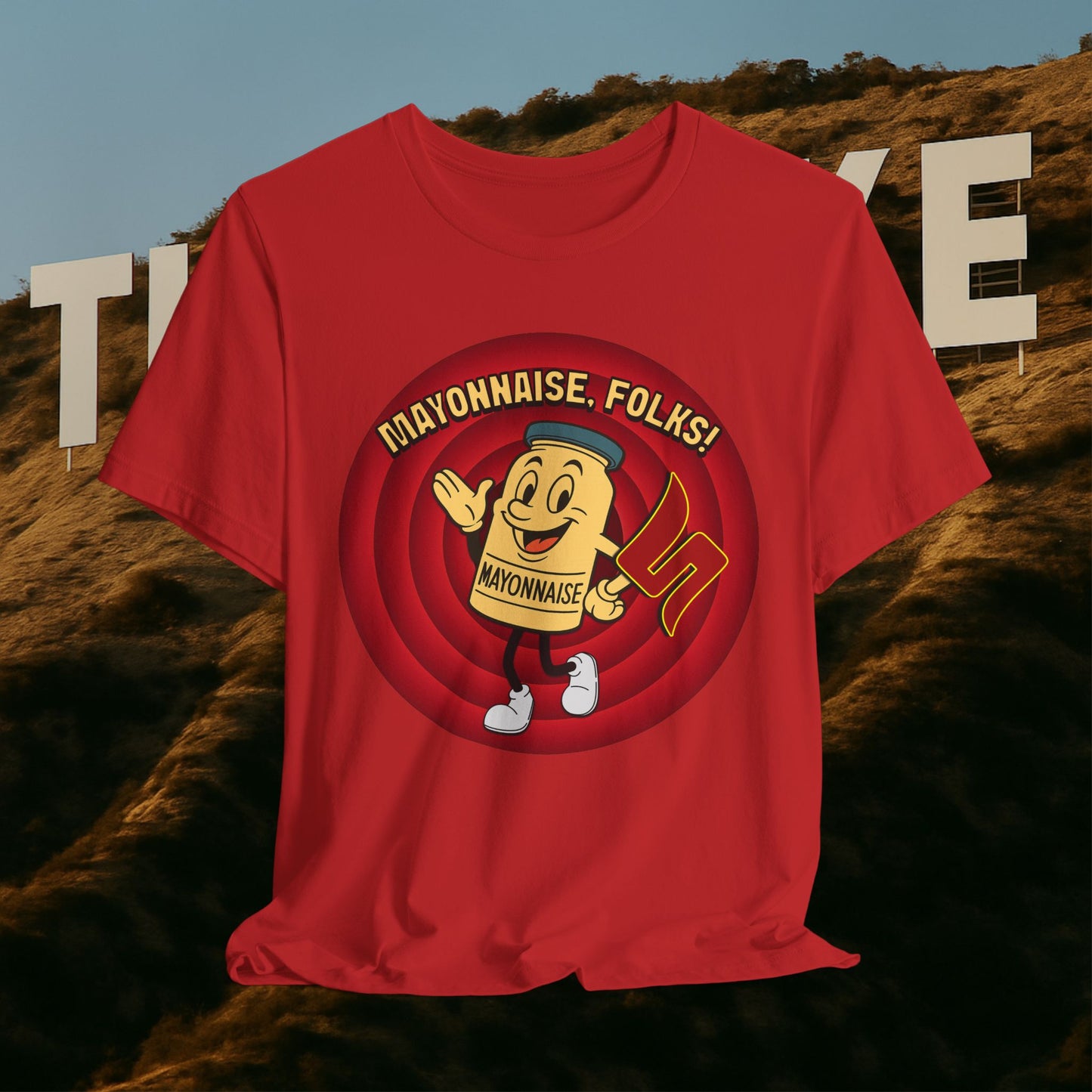 MAYONNAISE, FOLKS! — The Uncle Rico Show Credits Tee