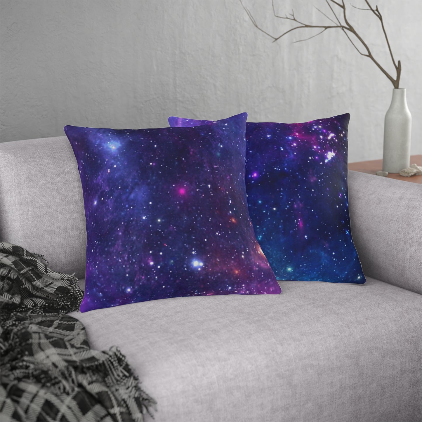 Purple Beyond the Stars Outer Space Out of this World Waterproof Pillows