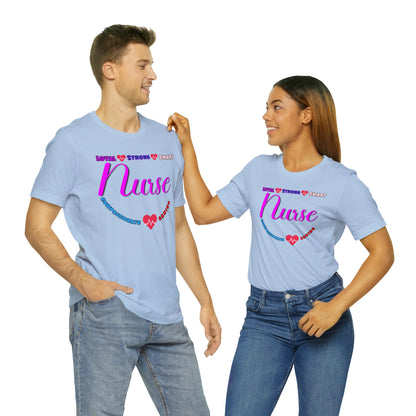 Comfy and Cozy Nurse Bella+Canvas 3001 Jersey T-Shirt: Perfect Gift for Nurses and Nursing Students, Soft Fabric, Various Sizes Available