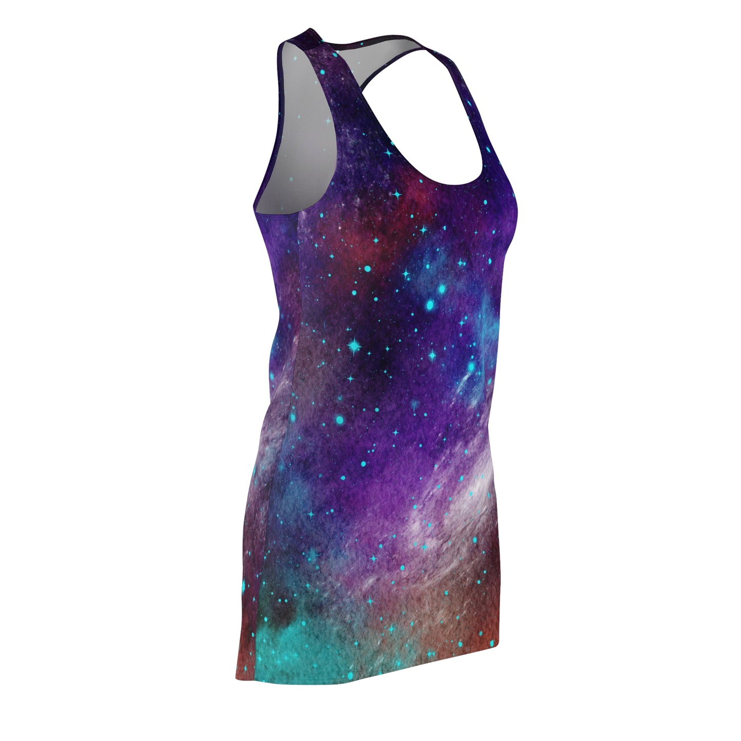 Outer Space Out of this World Women's Cut & Sew Racerback Dress (AOP)