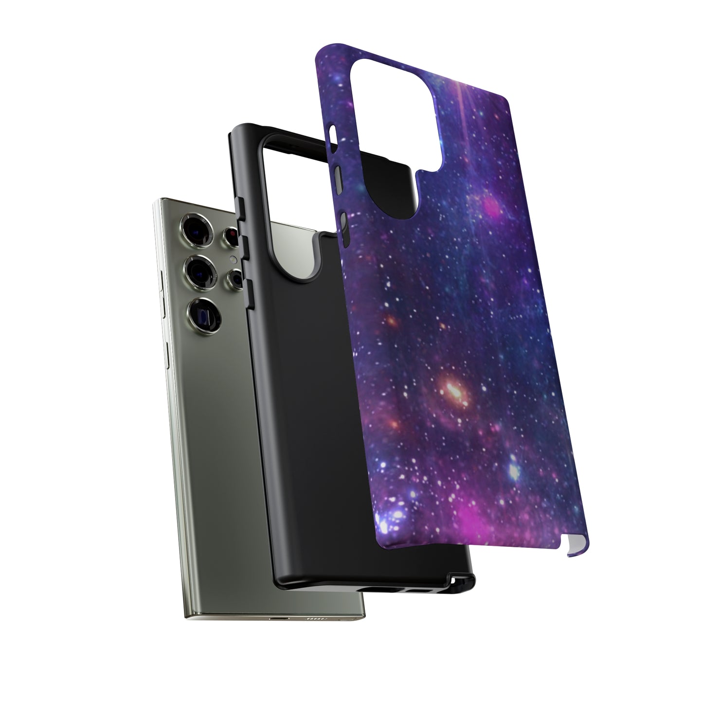 Purple Beyond the Stars Outer Space Out of this World Tough Cases (iPhone, Google, Samsung)