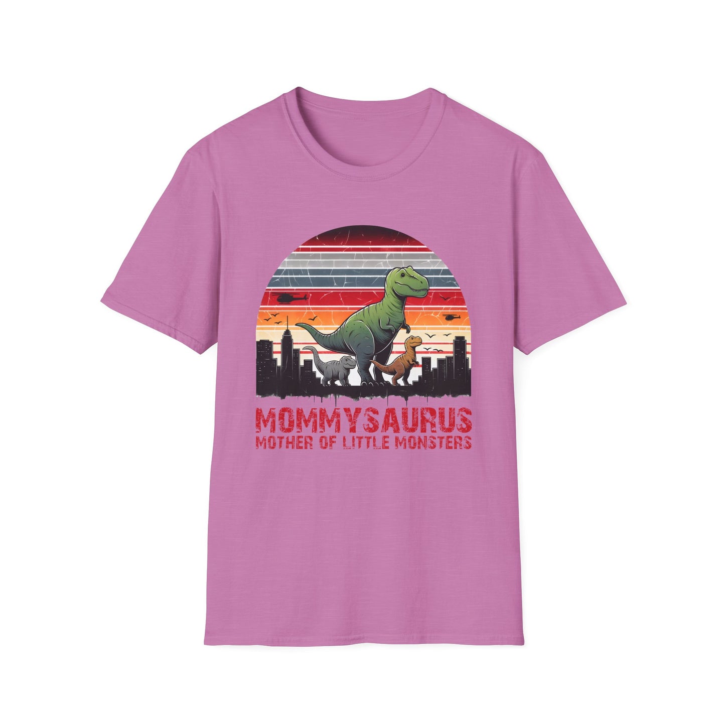 Mommysaurus mother of little monsters Unisex Softstyle T-Shirt Mother's day gift, gift for mom