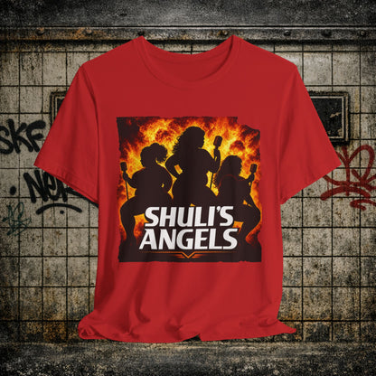 Shuli’s Angels: Operation Laugh & Disorder Graphic Tee — Retro Silhouette Vibe Shirt