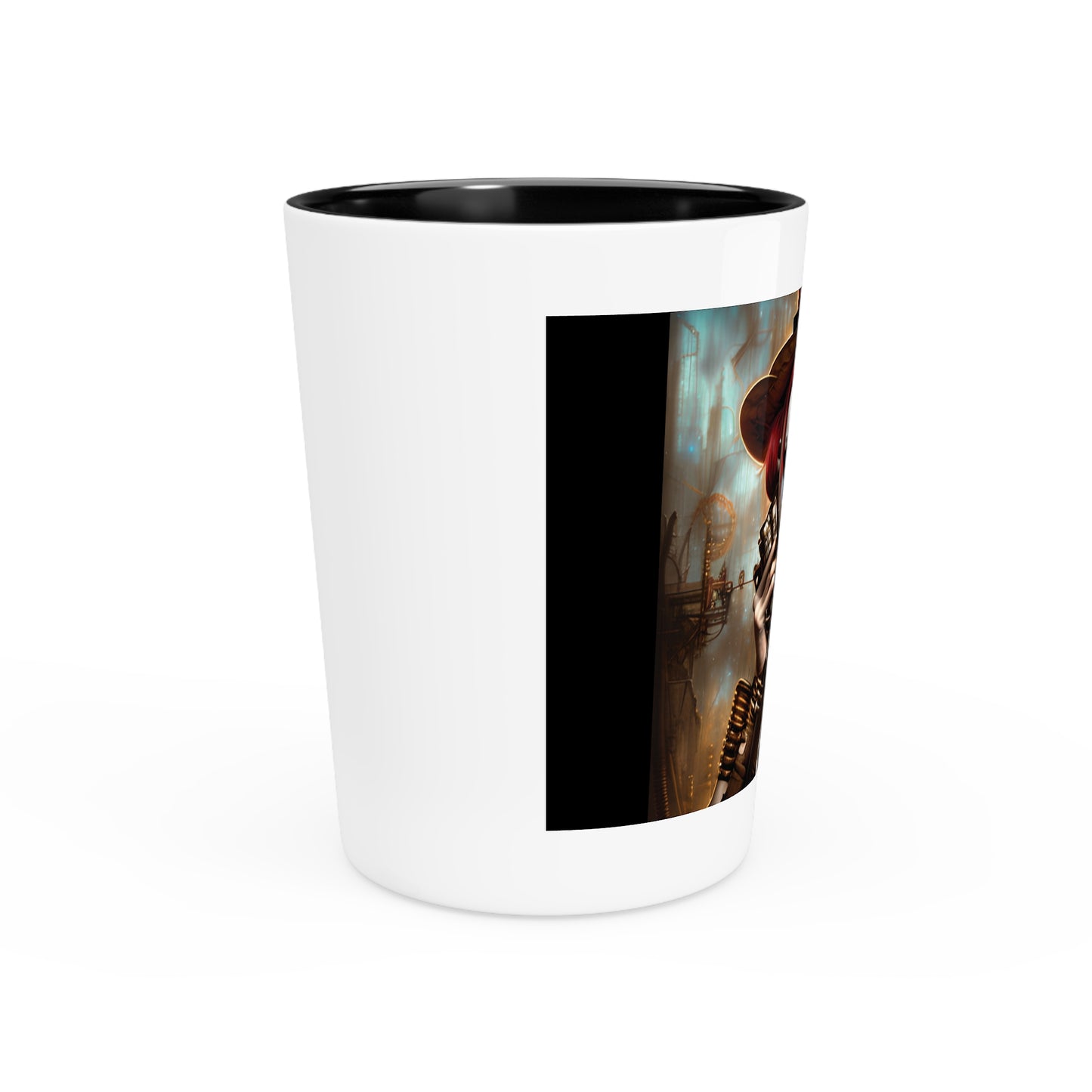 Hyper Realistic Stream Punk Harley Quinn Shot Glass