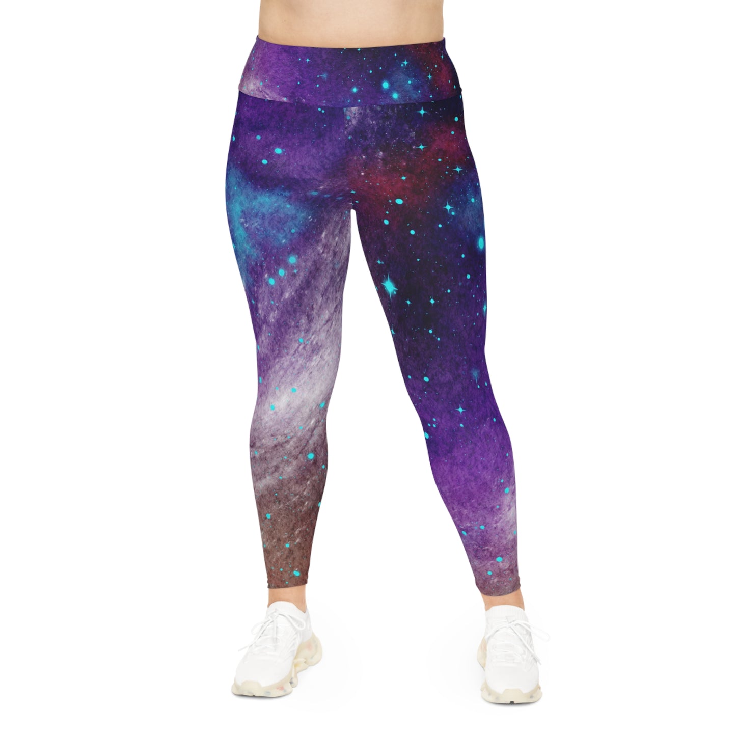 Outer Space Out of this WorldPlus Size Leggings (AOP)