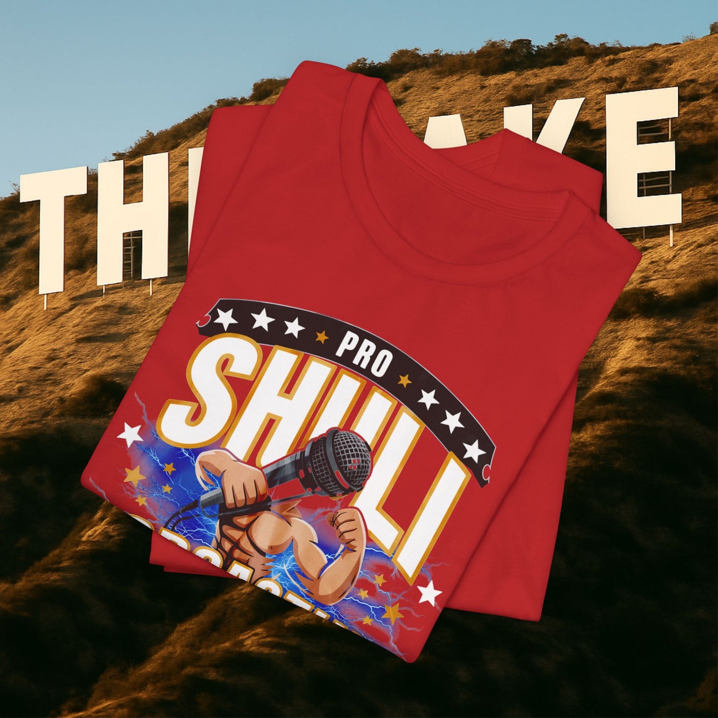 “Podcasting Championship Tee — Because Your Mic Deserves a Belt Too”